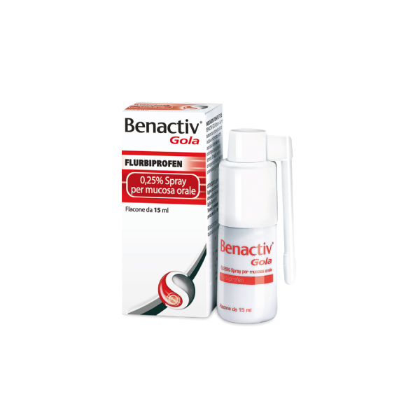 BENACTIV GOLA*SPRAY 15ML 0,25%