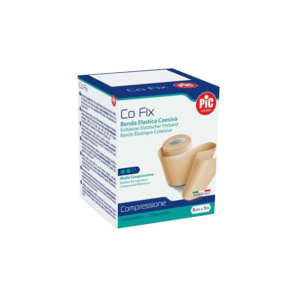 BENDA ELASTICA PIC CO FIX AUTOADESIVA 12X5CM MEDIUM