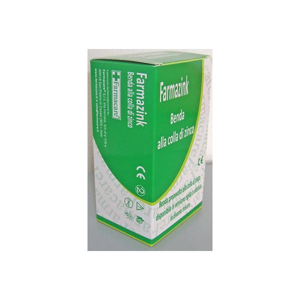 BENDA MEDICATA ELASTICA FARMAZINK CON OSSIDO DI ZINCO CM10X10M 1 PEZZO