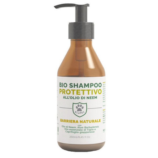 BIOPET SHAMPOO PROTETTIVO OLIO DI NEEM 250 ML