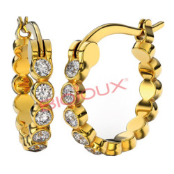BJT238 ORECCHINI ANNA HOOP GOLD PLATED