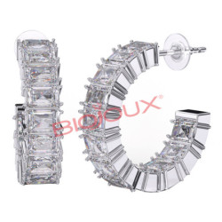 BJT307 ORECCHINI BENOITE STAINLESS STEEL