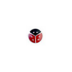 BJT980 ORECCHINI LADY BUG 6 STAINLESS STEEL