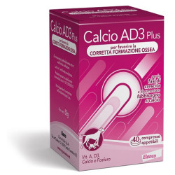 CALCIO AD3 PLUS 40 COMPRESSE APPETIBILI