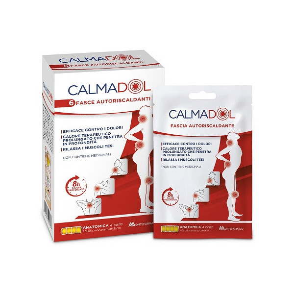 CALMADOL FASCIA RISCALDANTE PACK 6 PEZZI