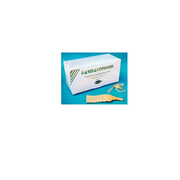 CATETERE ESTERNO MASCHILE DIAMETRO 30MM PRODOTTO IN PURO LATTICE NATURALE CON TUBICINO DI RACCORDO BUSTA CONTENENTE UN CATETERE 