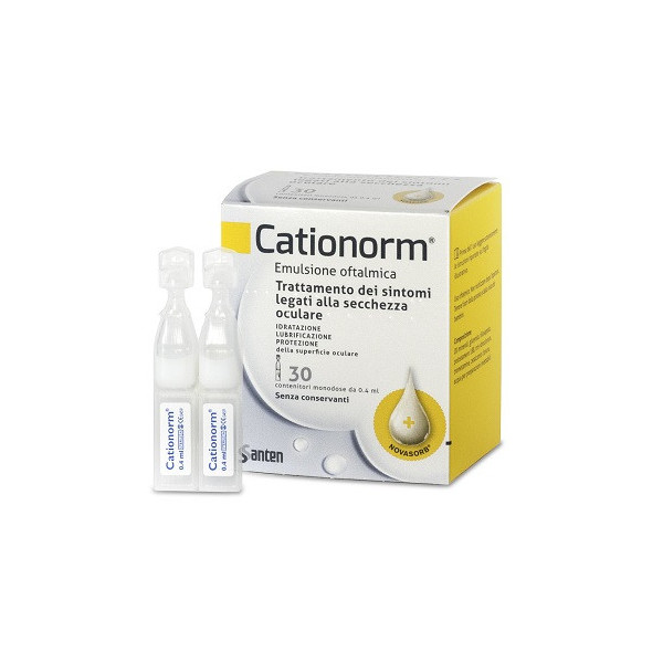 CATIONORM GOCCE 30 FIALE MONODOSE DA 0,4 ML