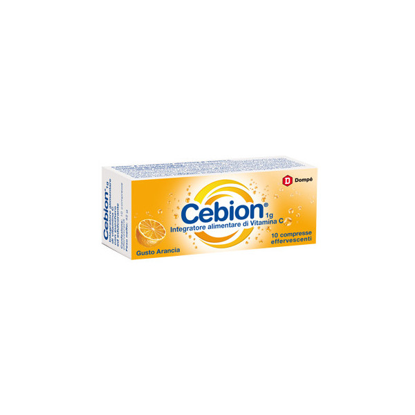 CEBION EFFERVESCENTI VITAMINA C ARANCIA 10 COMPRESSE