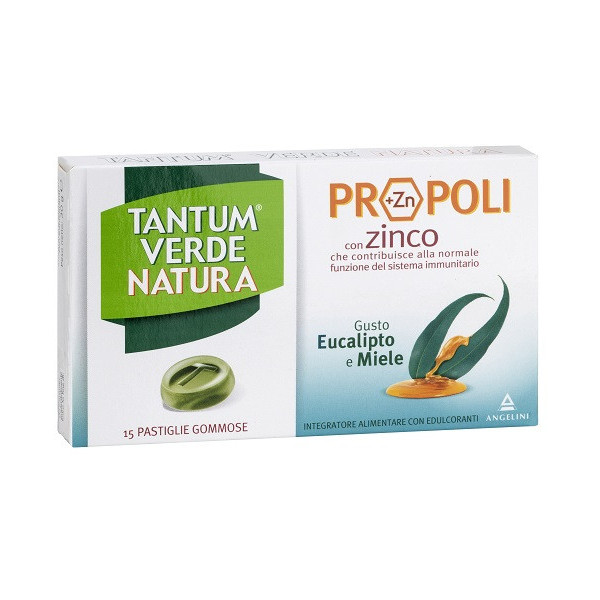 TANTUM VERDE NATURA PASTIGLIE GOMMOSE EUCALIPTO & MIELE 30 G