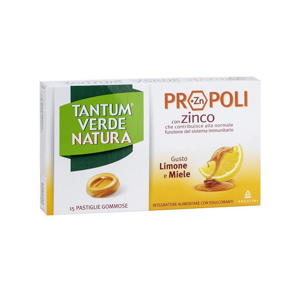 TANTUM VERDE NATURA 15 PASTIGLIE GOMMOSE LIMONE & MIELE