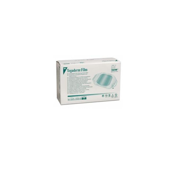 MEDICAZIONE TRASPARENTE STERILE SEMIPERMEABILE IN POLIURETANO TEGADERM FILM CM10X12 5 PEZZI