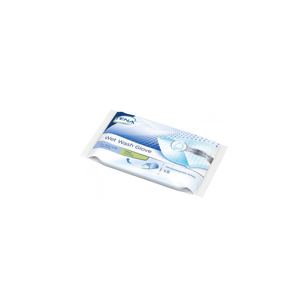 TENA WET WASH GLOVE GUANTO DETERGENTE UMIDIFICATO 8 PEZZI TENA WET WASH GLOVE GUANTO DETERGENTE UMIDIFICATO 8 PEZZI