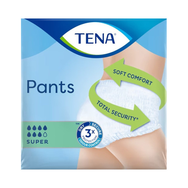 PANNOLONE PULL UP TENA PANTS SUPER TAGLIA MEDIUM 10 PEZZI