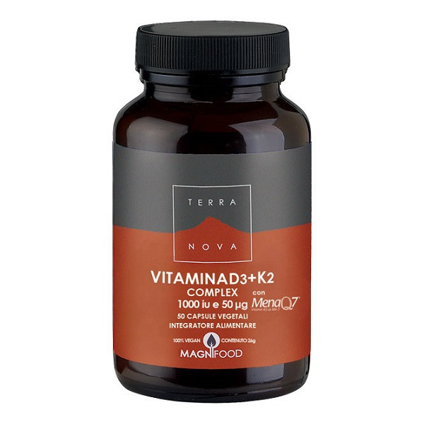 TERRANOVA VITAMINA D3 + K2 50 CAPSULE