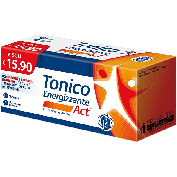 TONICO ENERGIZZANTE ACT 12 FLACONCINI DA 10 ML