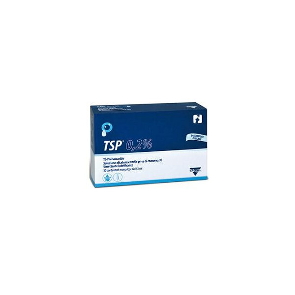 TSP 0,2% SOLUZIONE OFTALMICA UMETTANTE LUBRIFICANTE 30 FLACONCINI MONODOSE 0,5 ML