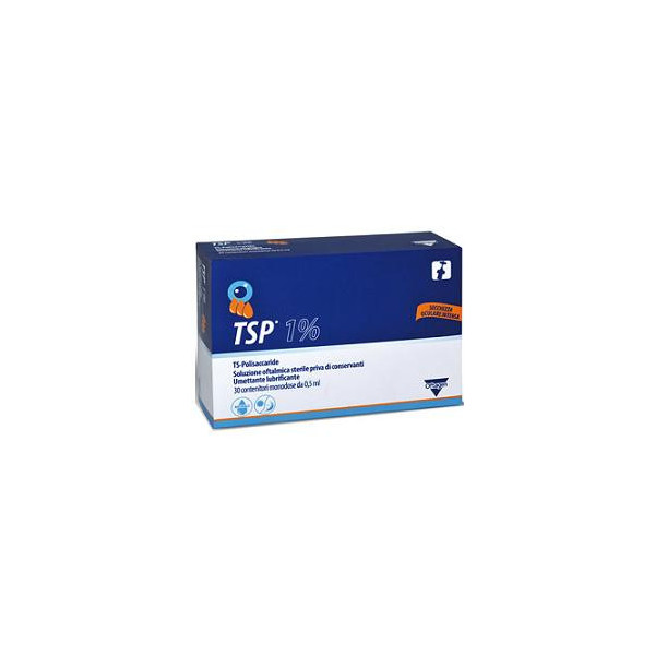 TSP 1% SOLUZIONE OFTALMICA UMETTANTE LUBRIFICANTE 30 FLACONCINI MONODOSE 0,5 ML
