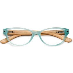 OCCHIALE DA LETTURA PREMONTATO TWINS PLATINUM EMMA CELESTE +2,00