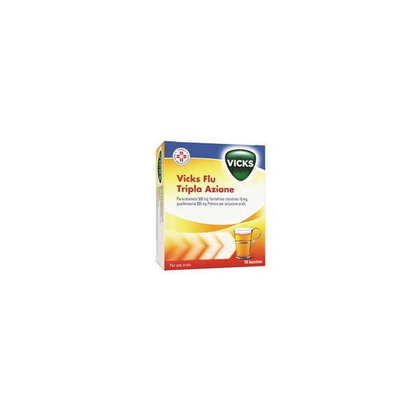 VICKS FLU TRIPLA A*OS POLV10BS