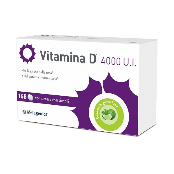 VITAMINA D 4000UI 168 COMPRESSE MASTICABILI