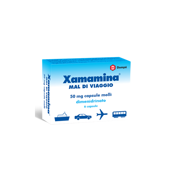 XAMAMINA MAL DI VIAG*6CPS 50MG