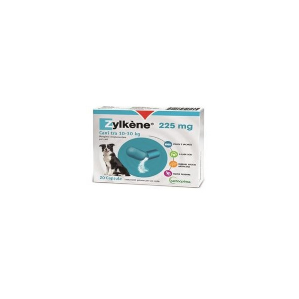 ZYLKENE CANI TAGLIA MEDIA 10-30KG 20 CAPSULE DA 225 MG