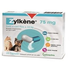 ZYLKENE CANI E GATTI FINO A 10KG 20 CAPSULE 75 MG