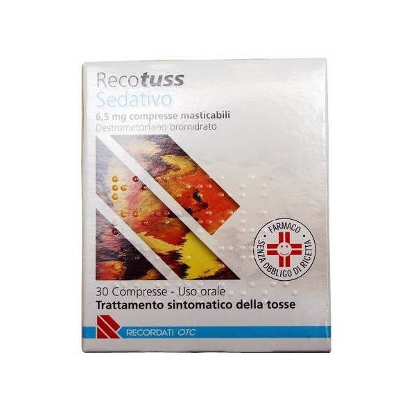 RECOTUSS SEDAT*30CPR MAST6,5MG