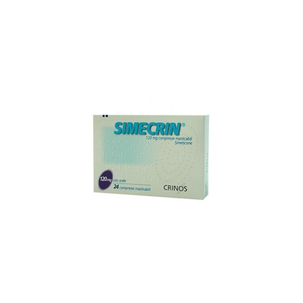 SIMECRIN*24CPR MAST 120MG