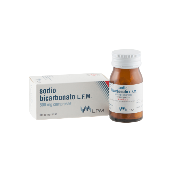 SODIO BICARB*50CPR 500MG FL