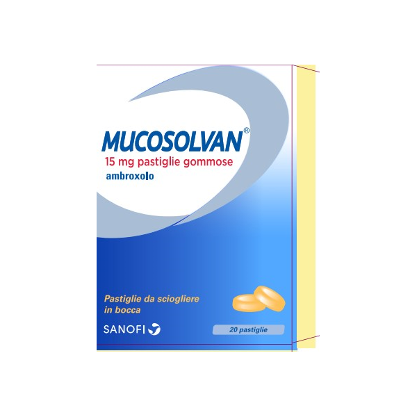 MUCOSOLVAN*20PASTL 15MG
