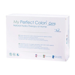 MY PERFECT COLON LAVAGGIO INTESTINALE KIT MY PERFECT COLON CARE + FILTRO CON ADATTATORE RUBINETTO + 12 CANNULE RETTALI + ASTUCCI