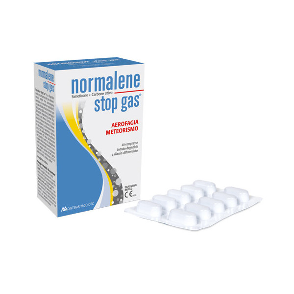 NORMALENE STOP GAS 40 COMPRESSE