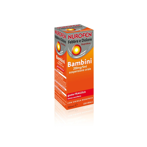 NUROFEN FEBBRE D*200MG/5ML FRA