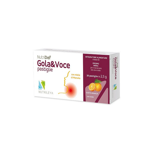 NUTRIDEF GOLA & VOCE ARANCIA 20 PASTIGLIE
