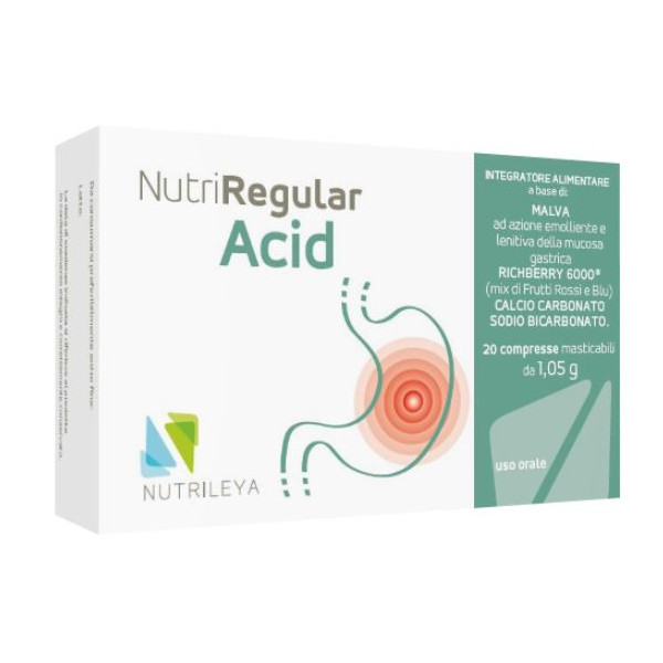 NUTRIREGULAR ACID 20 COMPRESSE MASTICABILI