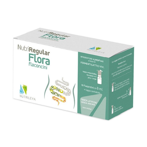 NUTRIREGULAR FLORA 10 FLACONCINI 8 ML