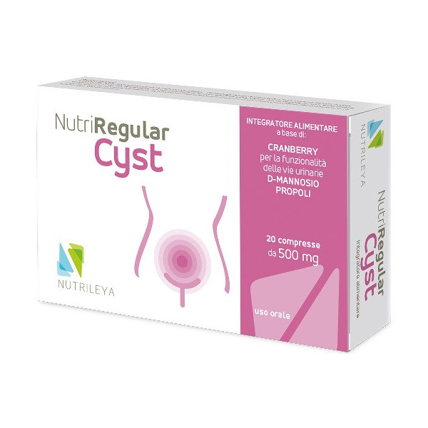 NUTRIREGULAR CYST 20 CAPSULE 500 MG