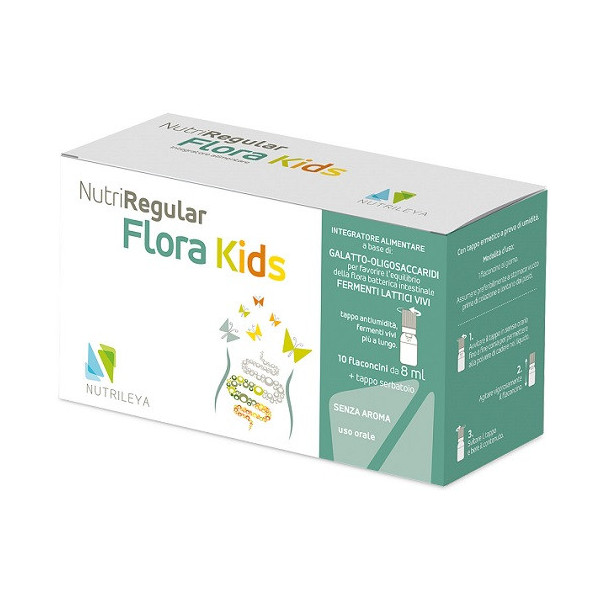 NUTRIREGULAR FLORA KIDS 10 FLACONCINI