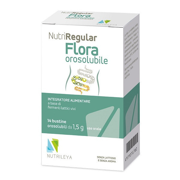 NUTRIREGULAR FLORA 14 BUSTINE OROSOLUBILI