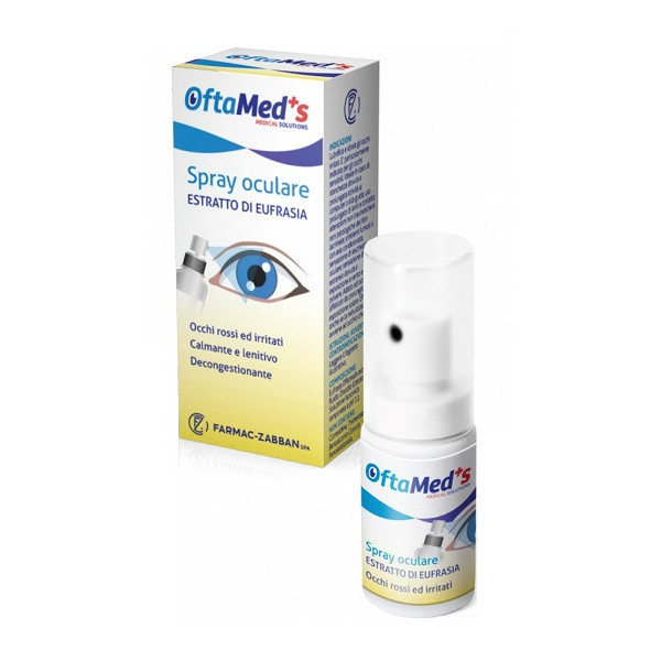 OFTAMED'S SPRAY OCULARE OCCHI ROSSI E IRRITATI ESTRATTO EUFRASIA 10 ML