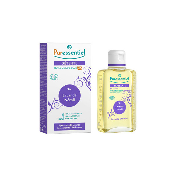 PURESSENTIEL OLIO MASSAGGIO BIO RILASSANTE