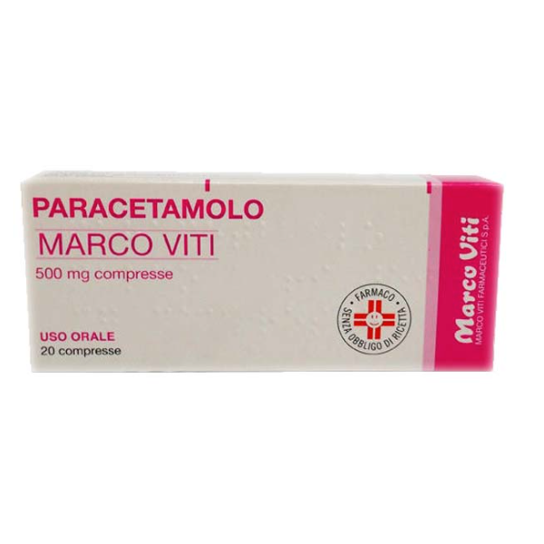 PARACETAMOLO MV*20CPR 500MG