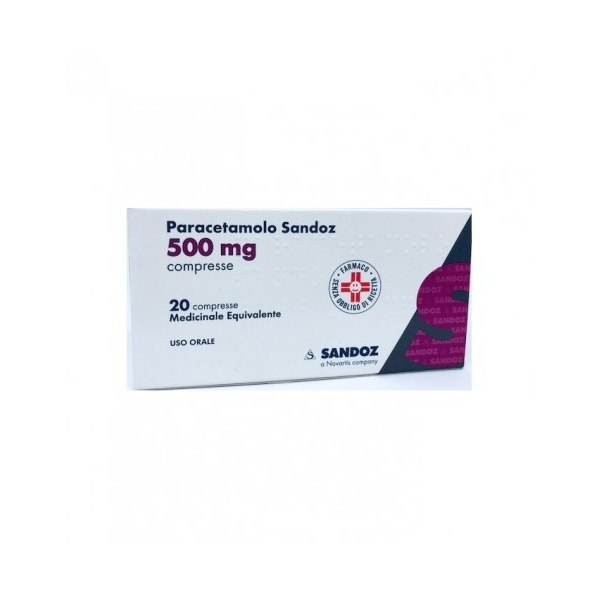 PARACETAMOLO SAND*20CPR 500MG