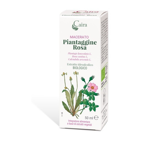 CAIRA PIANTAGGINE ROSA MACERATO IDROALCOLICO GOCCE 50 ML