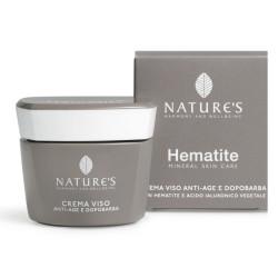NATURE'S HEMATITE CREMA VISO ANTIAGE DOPOBARBA 50 ML