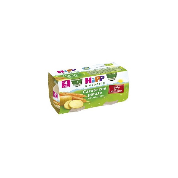 HIPP BIO HIPP BIO OMOGENEIZZATO CAROTE CON PATATE 2X80 G
