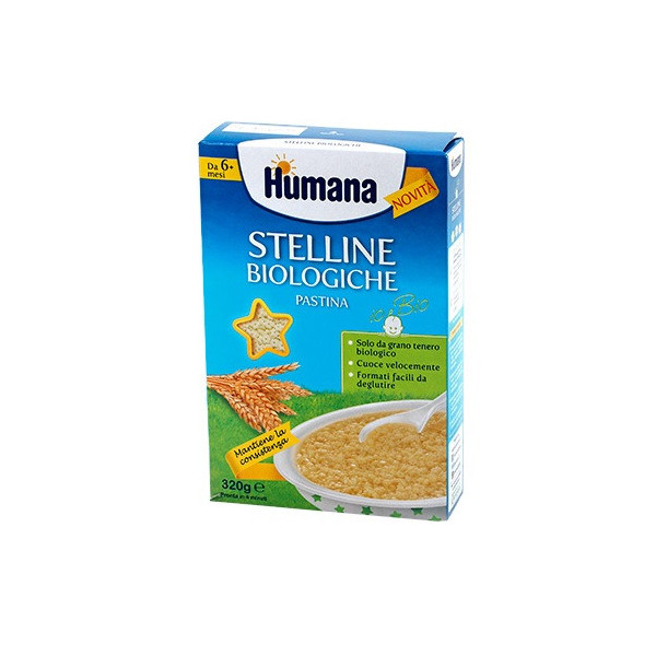 HUMANA STELLINE PASTINA BIOLOGICA 320 G