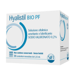 HYALISTIL BIO PF SOLUZIONE OFTALMICA PHOSPHATE FREE MONODOSE A BASE DI ACIDO IALURONICO 0,2% 30 FLACONCINI 0,25 ML