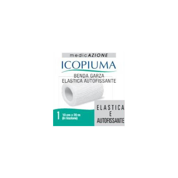 BENDA GARZA ELASTICA ICOPIUMA AUTOFISSANTE CM 10 X 20 MT